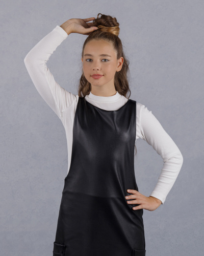 DMB KIDS 9574 Сарафан "Экокожа" DMB KIDS 9574 Сарафан "Экокожа" фото