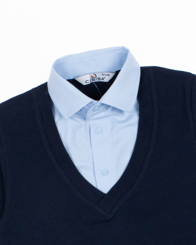 CEGISA 4300 Джемпер имитация двойки CEGISA 4300 Джемпер имитация двойки фото