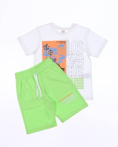 DMB KIDS 7406 Костюм (цвет: Белый\салатовый) DMB KIDS 7406 Костюм (цвет: Белый\салатовый)